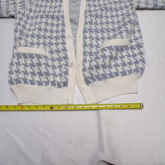 LADIES HOUNDSTOOTHE GREY & WHITE SWEATER - Picture 5 of 8